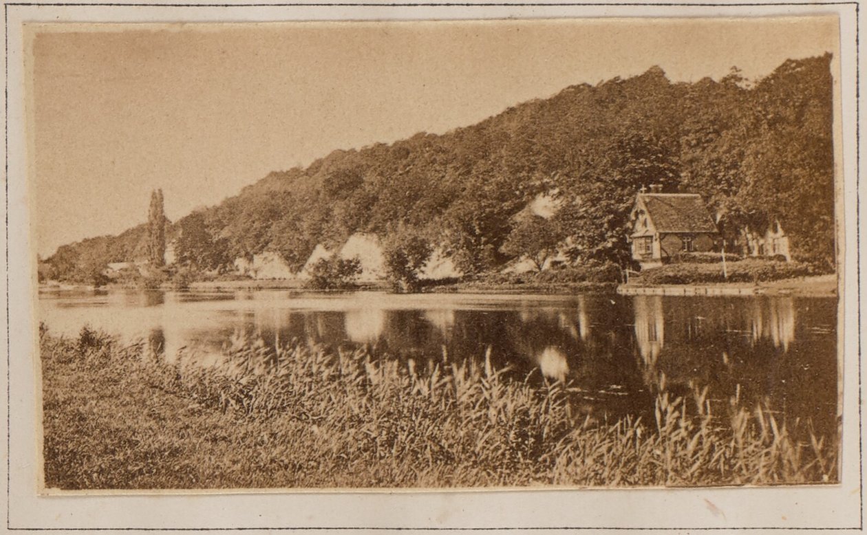 Boat House at Park Place autorstwa Henry W. Taunt