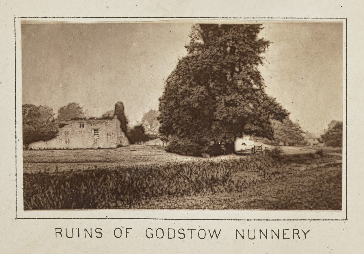 Ruiny klasztoru Godstow Nunnery autorstwa Henry W. Taunt