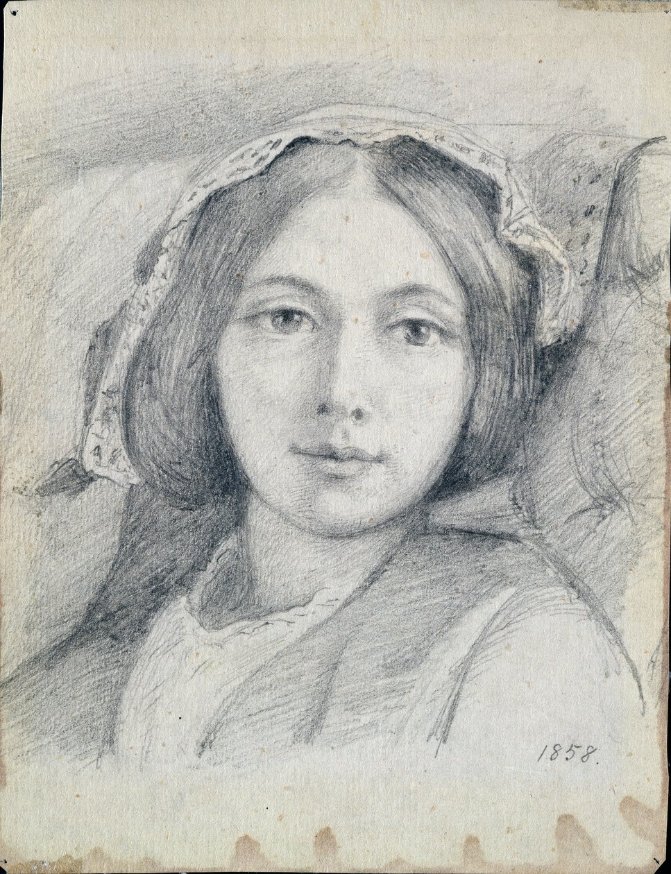 Mary Ellen Meredith, 1858 r. autorstwa Henry Wallis