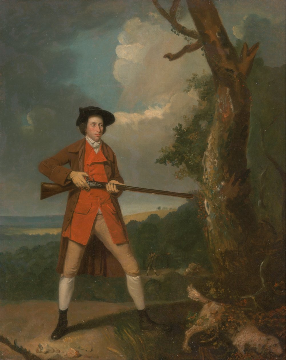 Portret sportowca, prawdopodobnie Roberta Raynera autorstwa Henry Walton