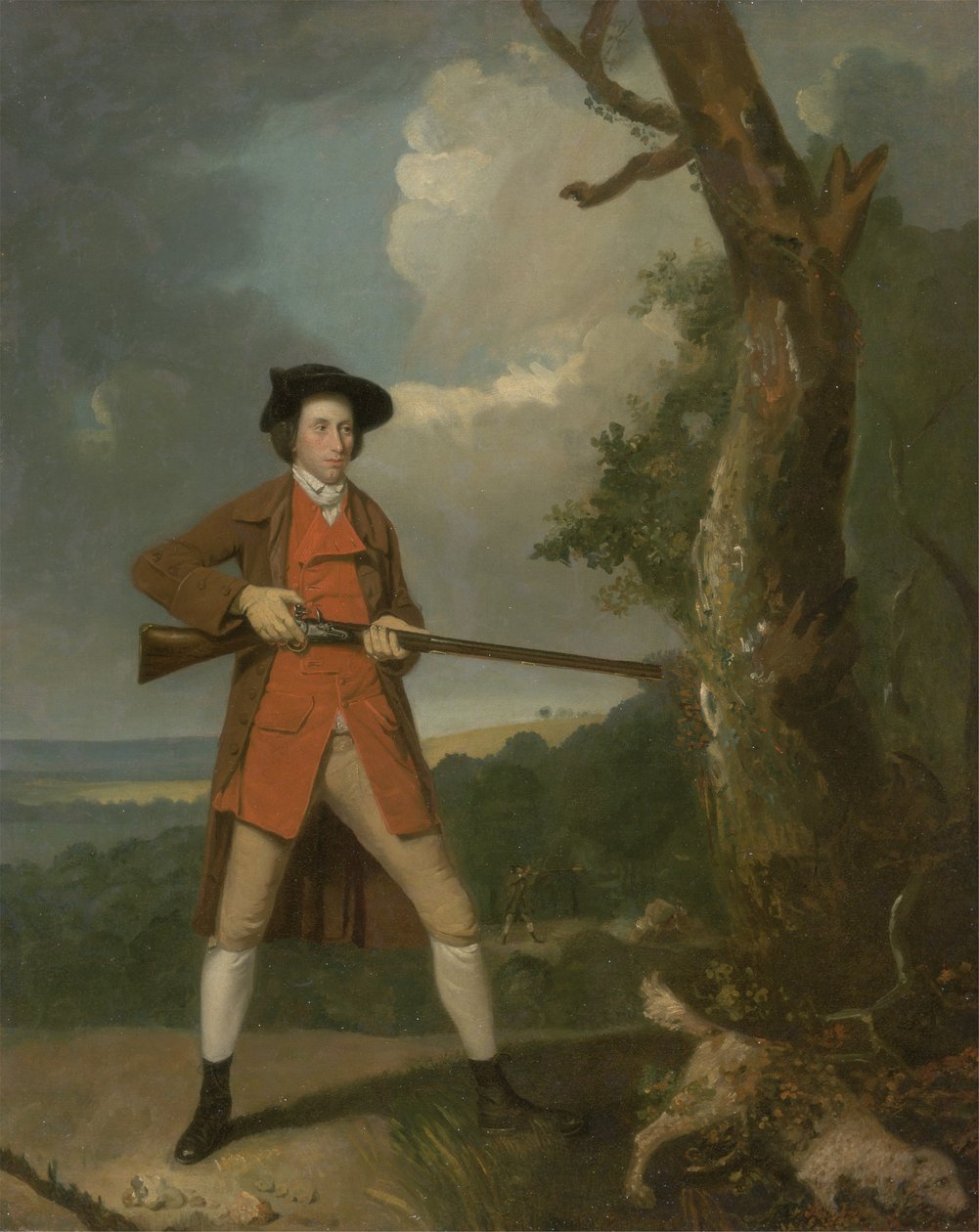 Robert Rayner Shooting, ok. 1770 (olej na płótnie) autorstwa Henry Walton