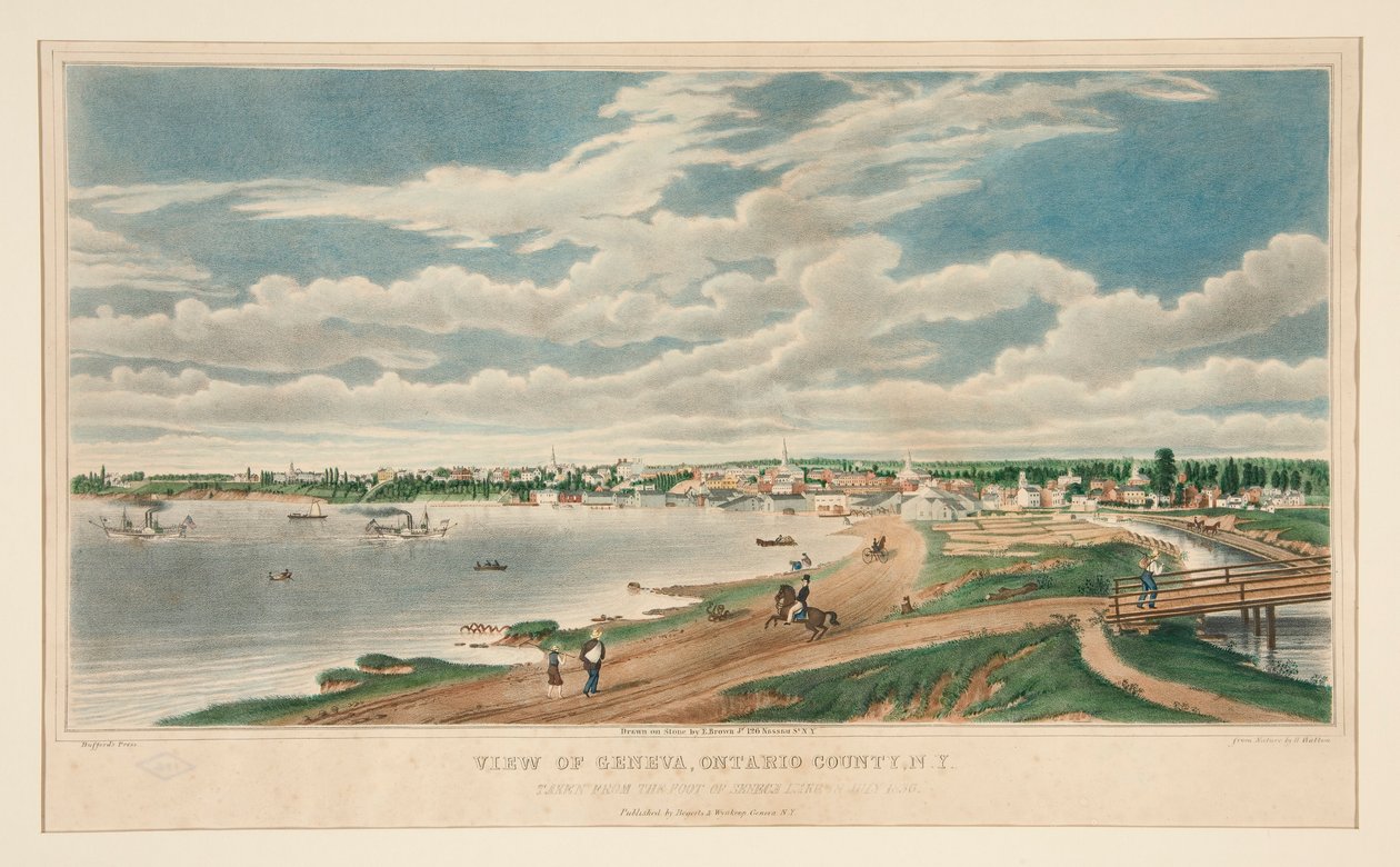 Widok na Genewę, hrabstwo Ontario, Nowy Jork autorstwa Henry Walton