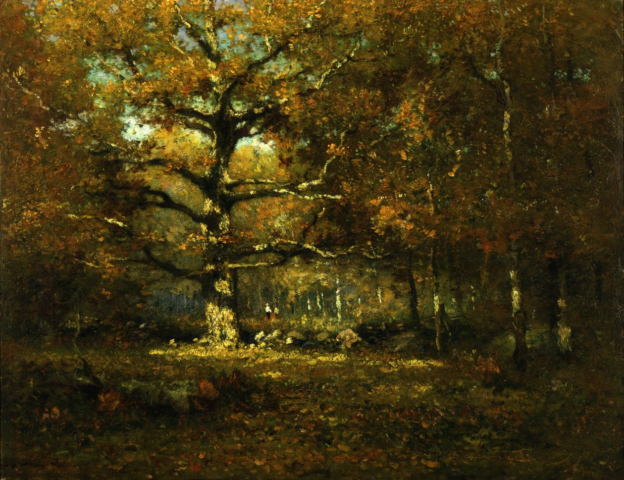 Connecticut Woods autorstwa Henry Ward Ranger