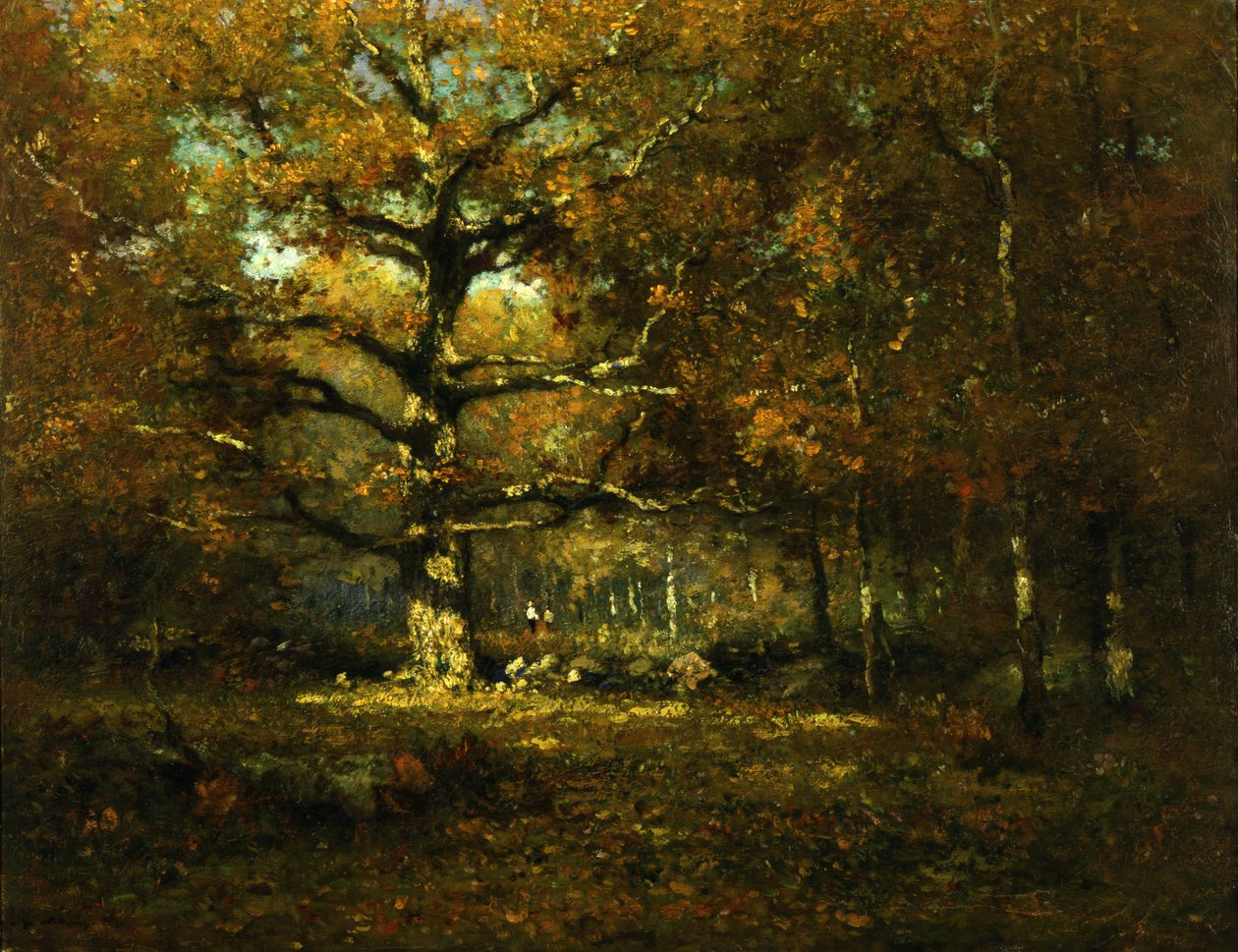 Connecticut Woods, 1899. autorstwa Henry Ward Ranger