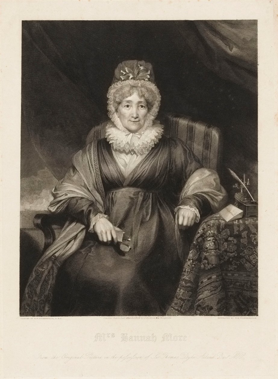 "Pani Hannah More autorstwa Henry William (after) Pickersgill