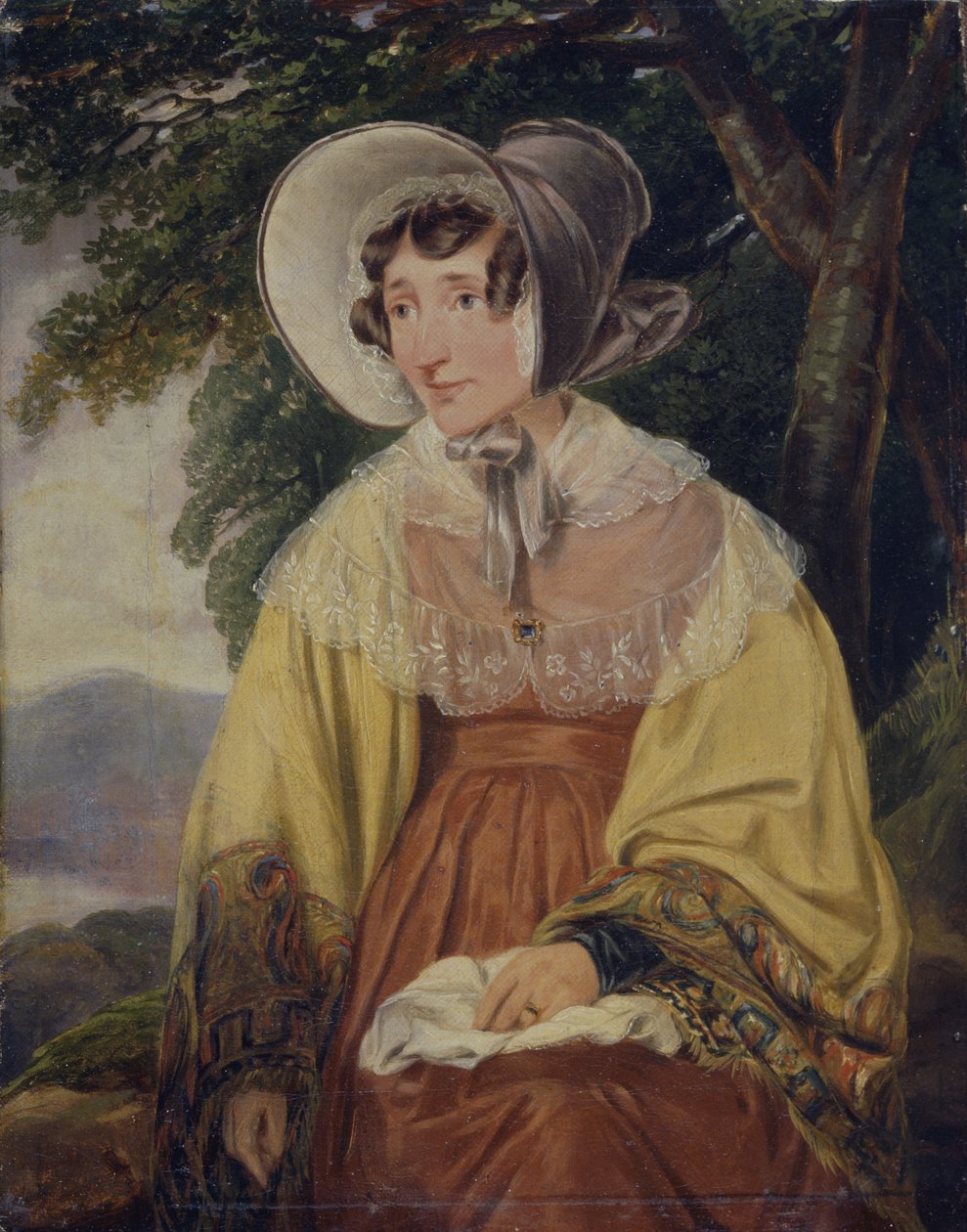 Charlotte Williams-Wynn (olej na płótnie) autorstwa Henry William (attr. to) Pickersgill