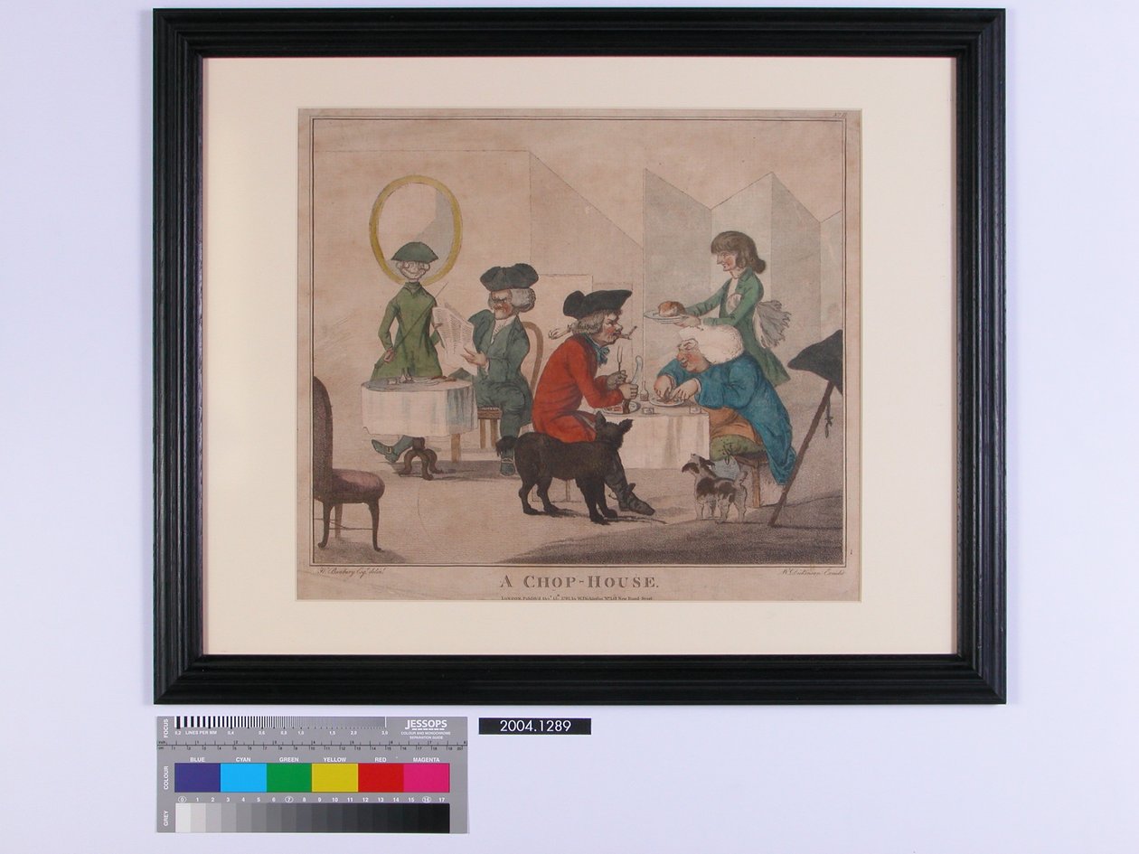 Dom Kotletów, 1781 autorstwa Henry William Bunbury