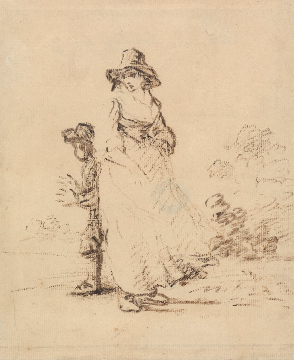 Wiejski chłopak i dziewczyna autorstwa Henry William Bunbury
