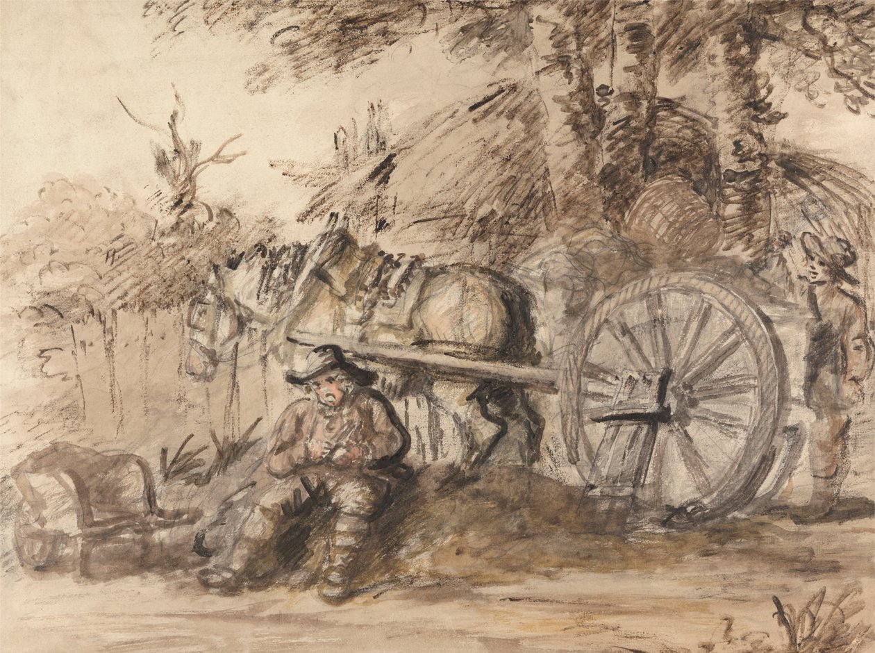 Картер наполняет свой Pipepolish autorstwa Henry William Bunbury