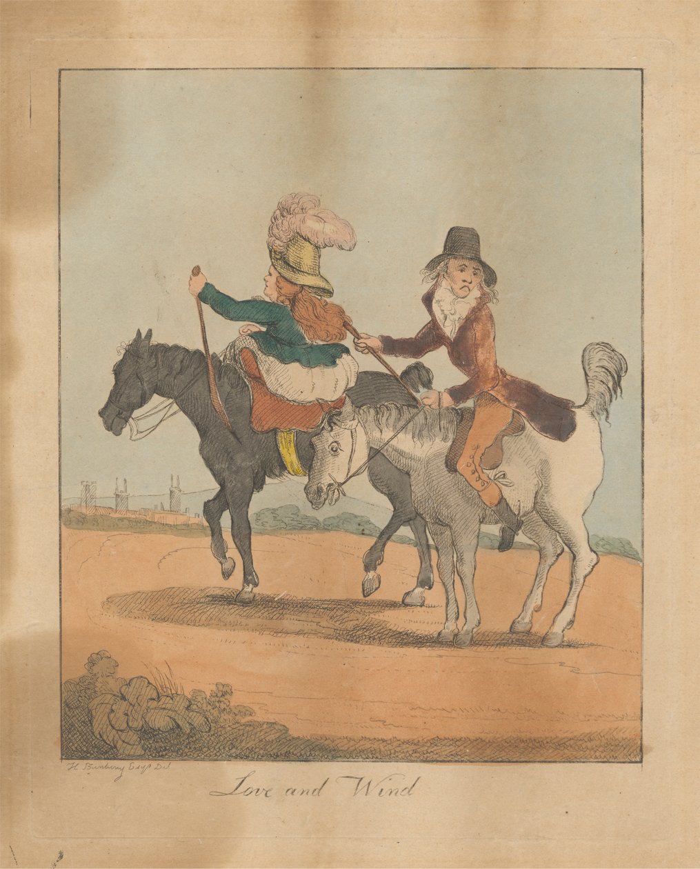 Miłość i wiatr autorstwa Henry William Bunbury