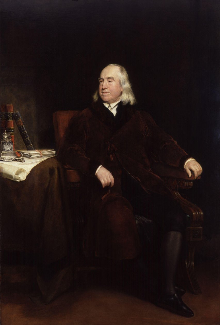 Jeremy Bentham autorstwa Henry William Pickersgill
