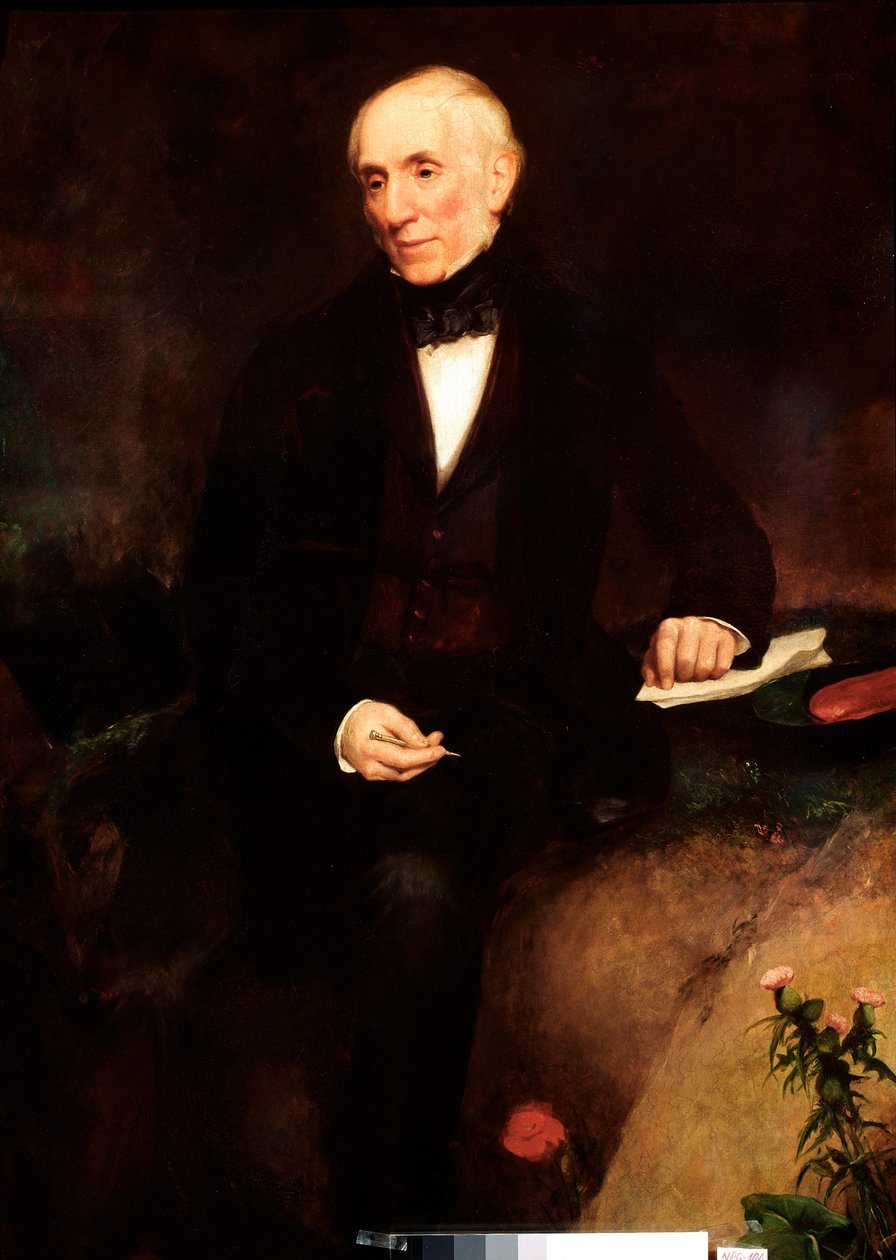 Portrait of William Wordsworth (1770-1850) British Poet Painting by Henry William Pickersgill (1782-1875) XIX-wieczny Londyn, National Portrait Gallery autorstwa Henry William Pickersgill