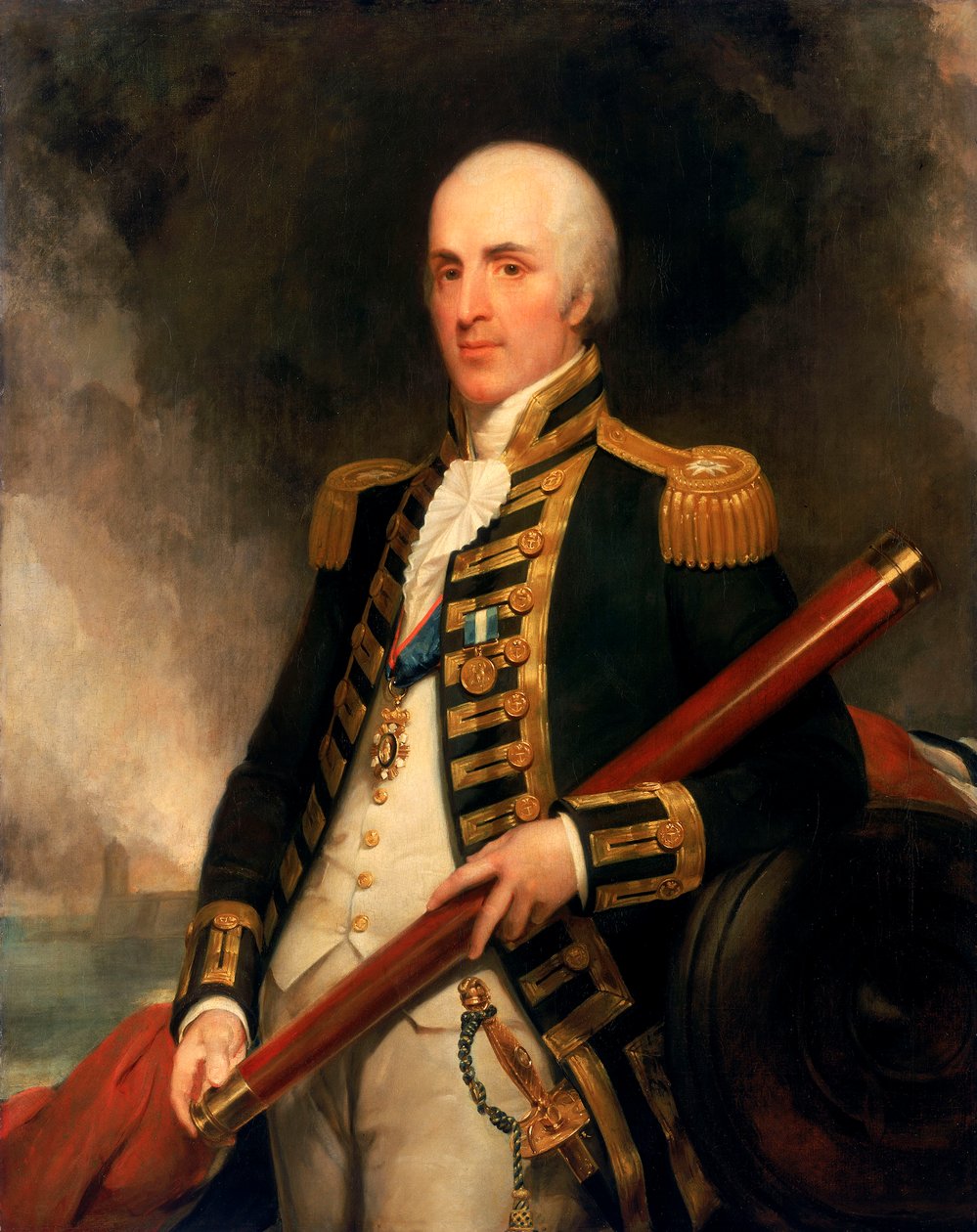 Kontradmirał Sir Alexander John Ball (1757-1809) autorstwa Henry William Pickersgill