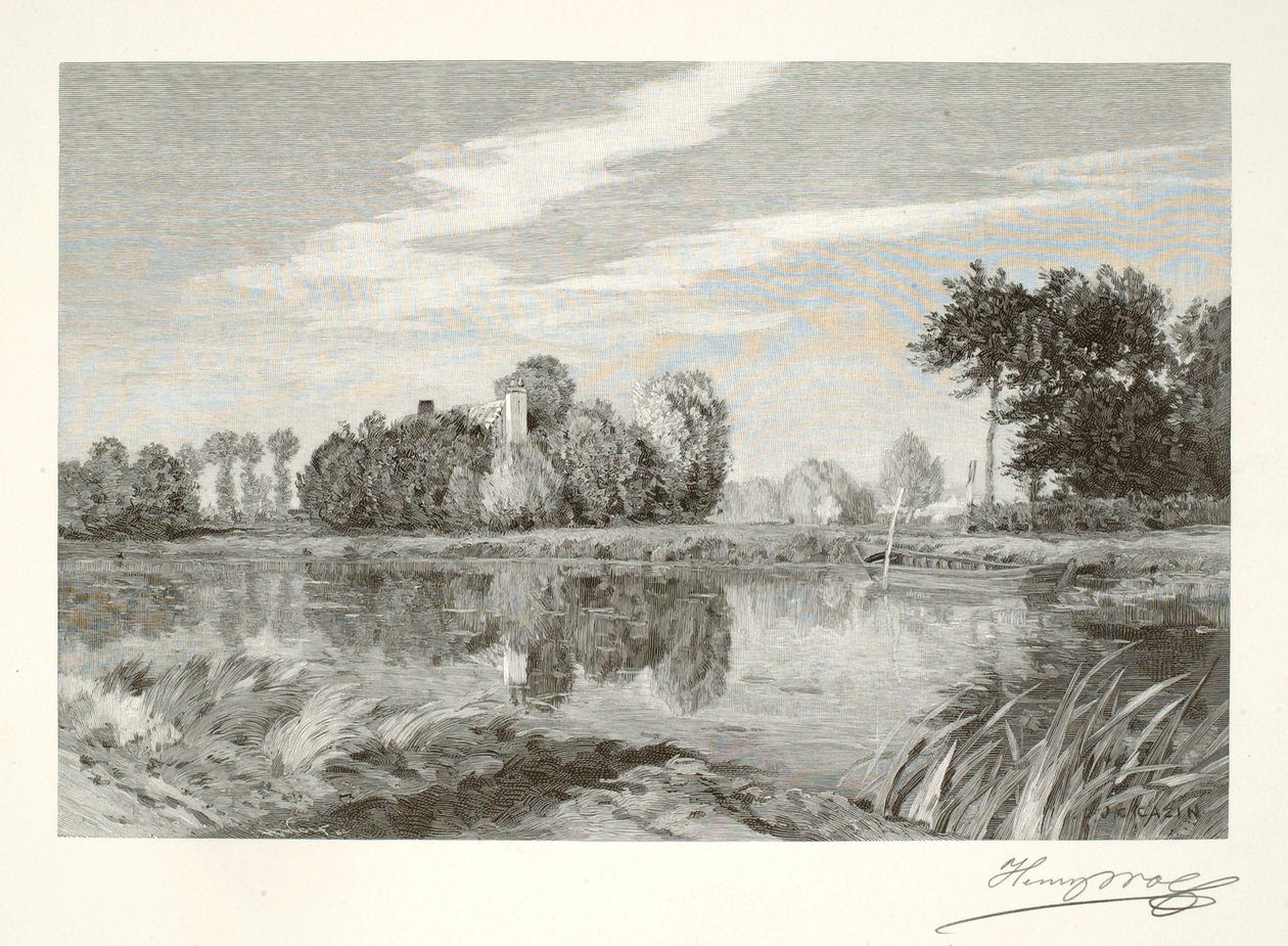 Kanał w Artois autorstwa Henry Wolf