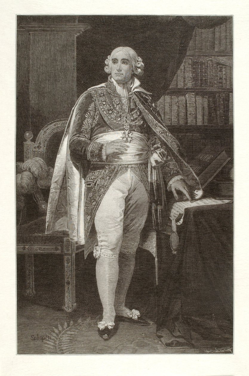 Jean Jacques Regis de Cambaceres, książę Parmy autorstwa Henry Wolf