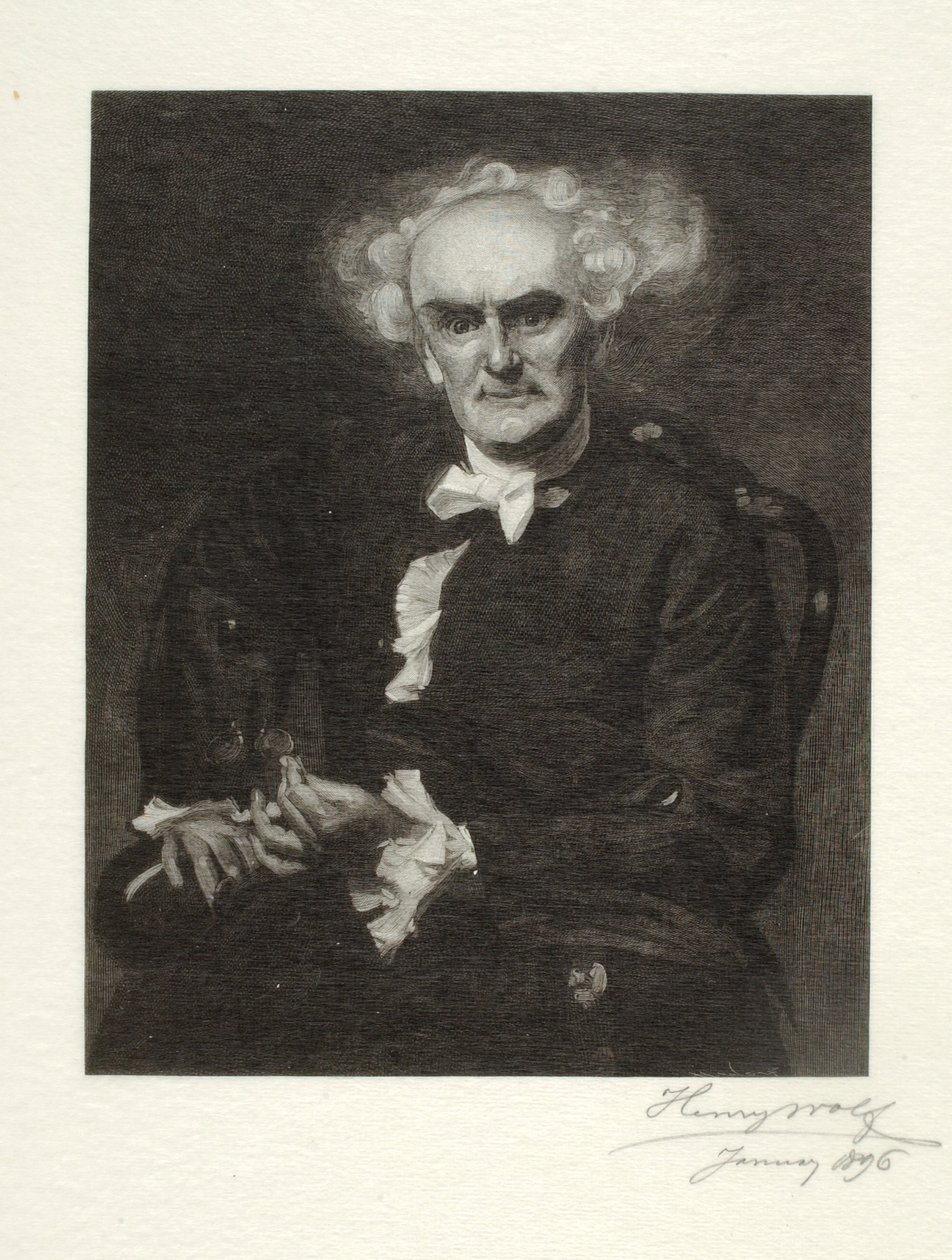 Joseph Jefferson jako "Dr Pangloss" autorstwa Henry Wolf