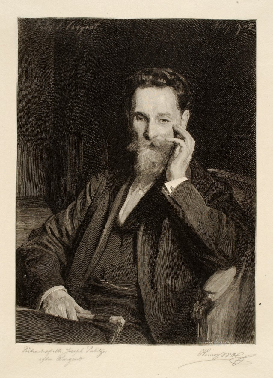 Joseph Pulitzer autorstwa Henry Wolf