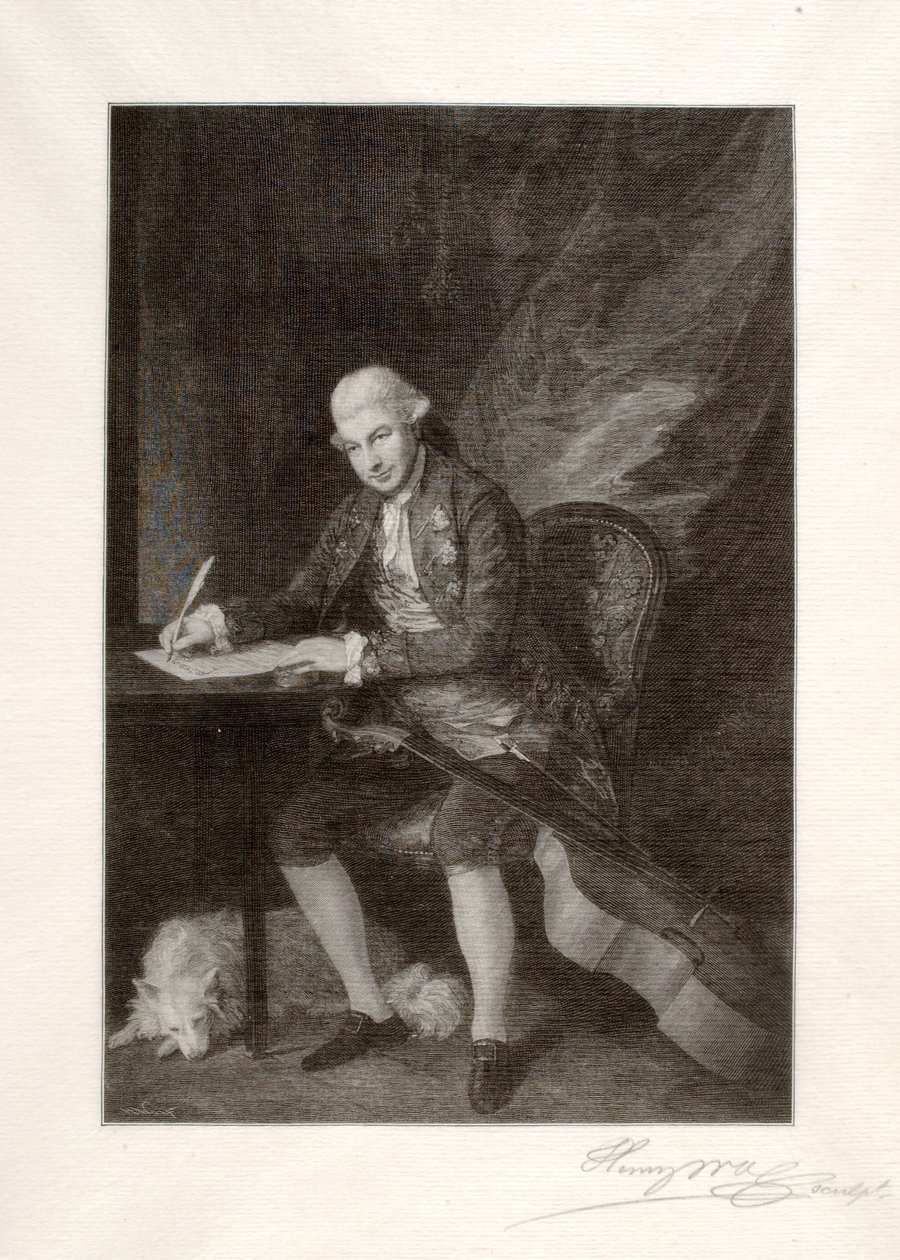 Karl Friedrich Abel autorstwa Henry Wolf