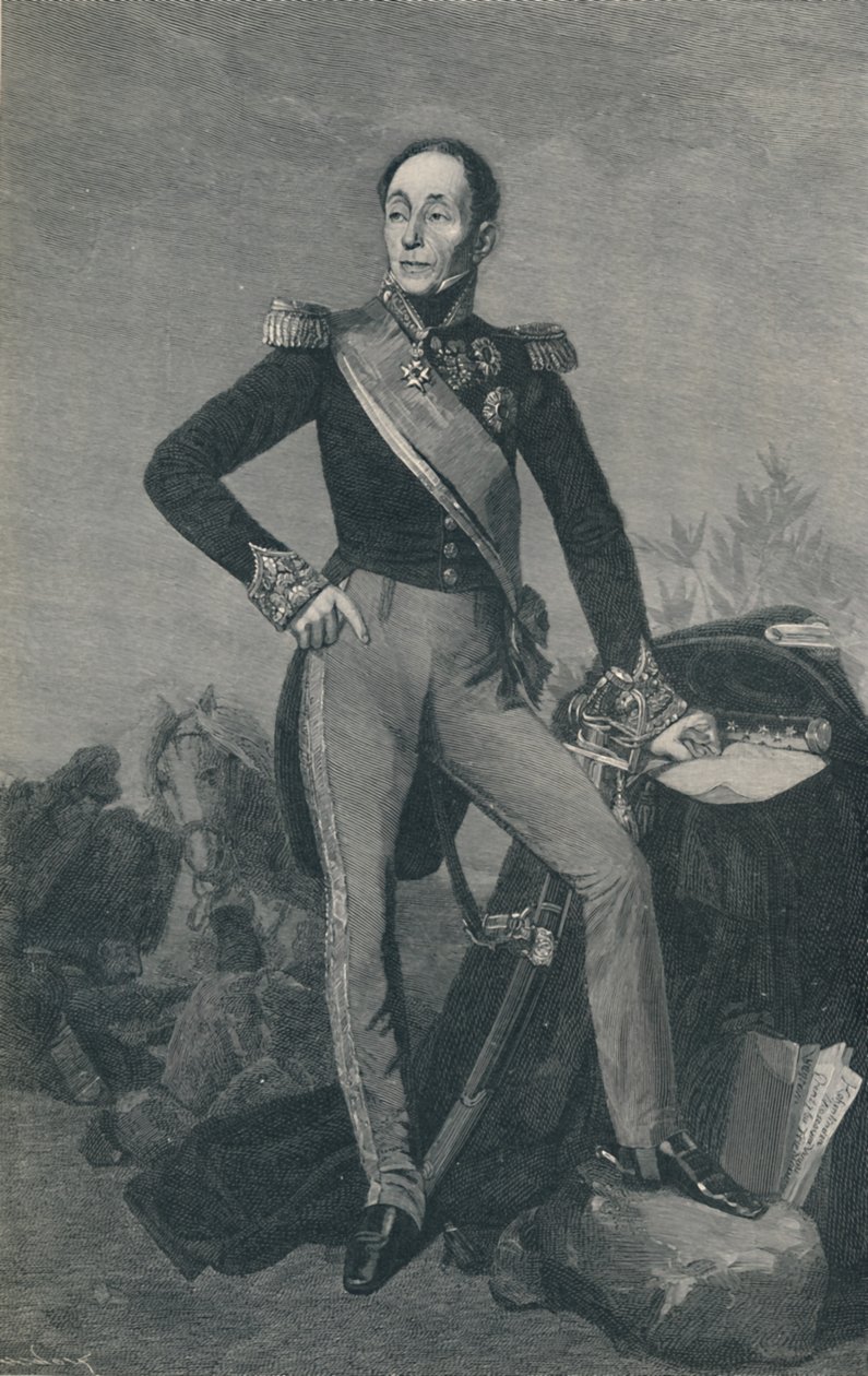 Marszałek Emmanuel, markiz De Grouchy, c1834, 1896 autorstwa Henry Wolf
