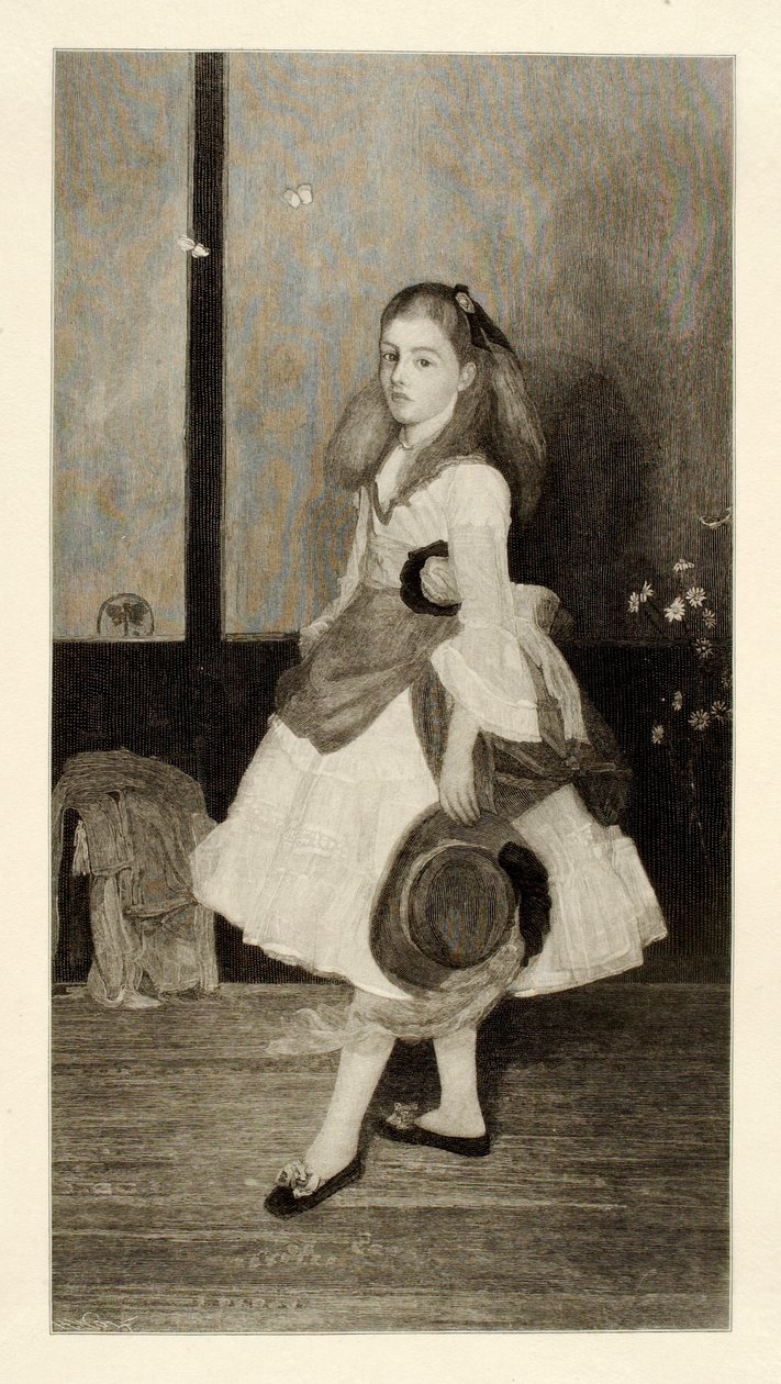 Panna Alexander (Dziewczyna w bieli) autorstwa Henry Wolf