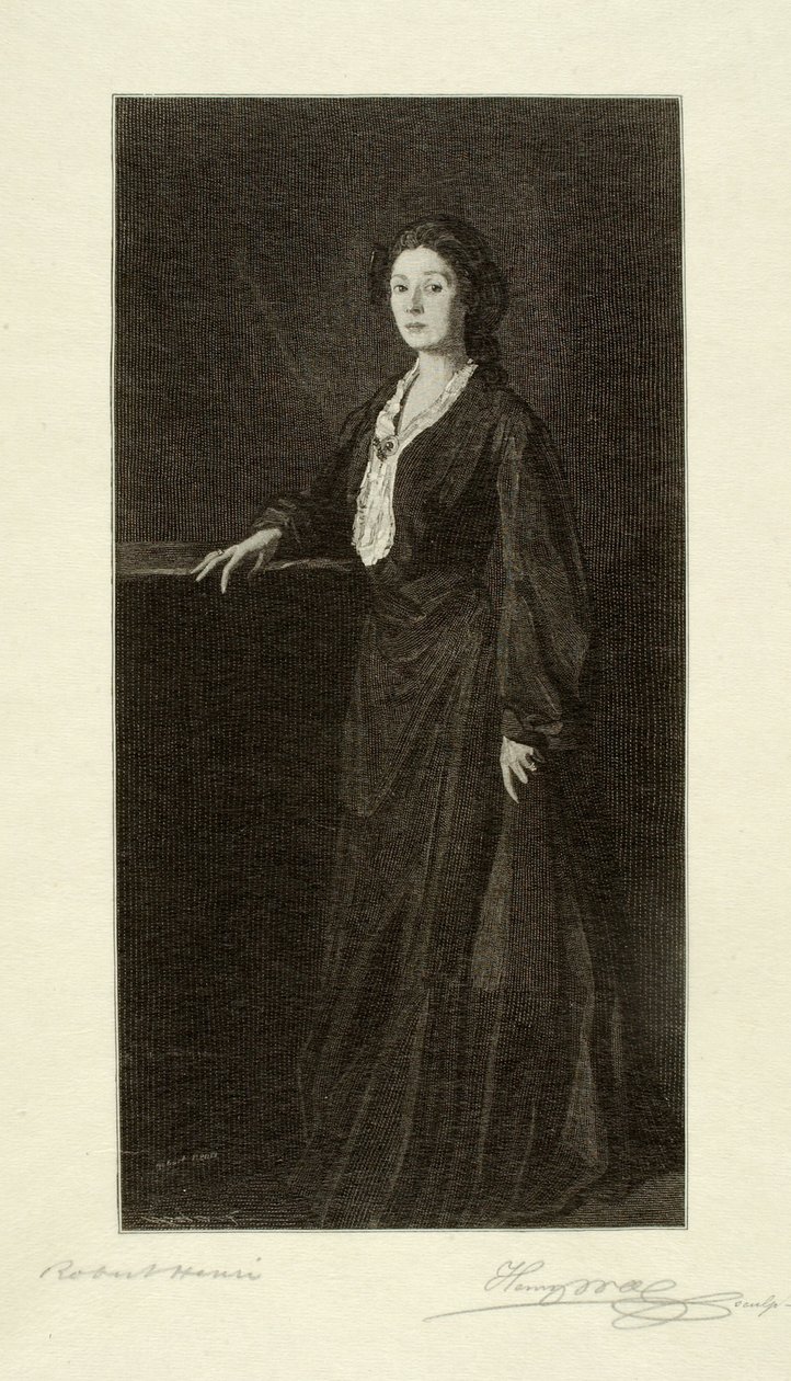 Portret pani Henri autorstwa Henry Wolf