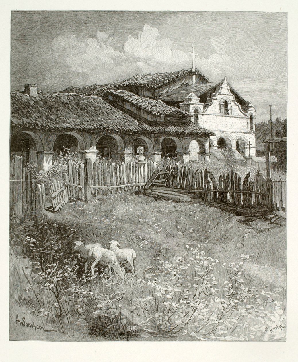 Misja San Antonio autorstwa Henry Wolf