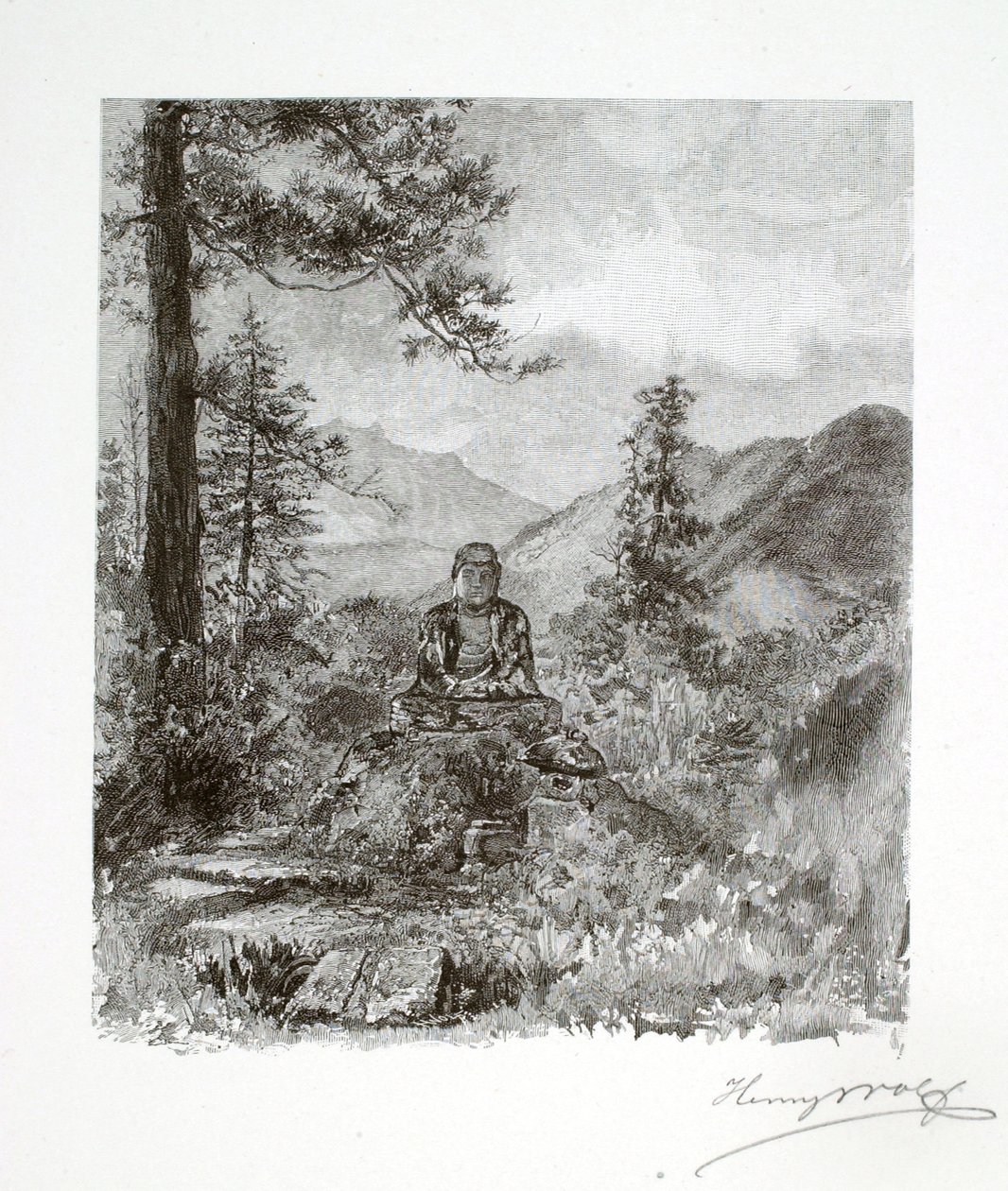 Posąg Oya Jizo autorstwa Henry Wolf
