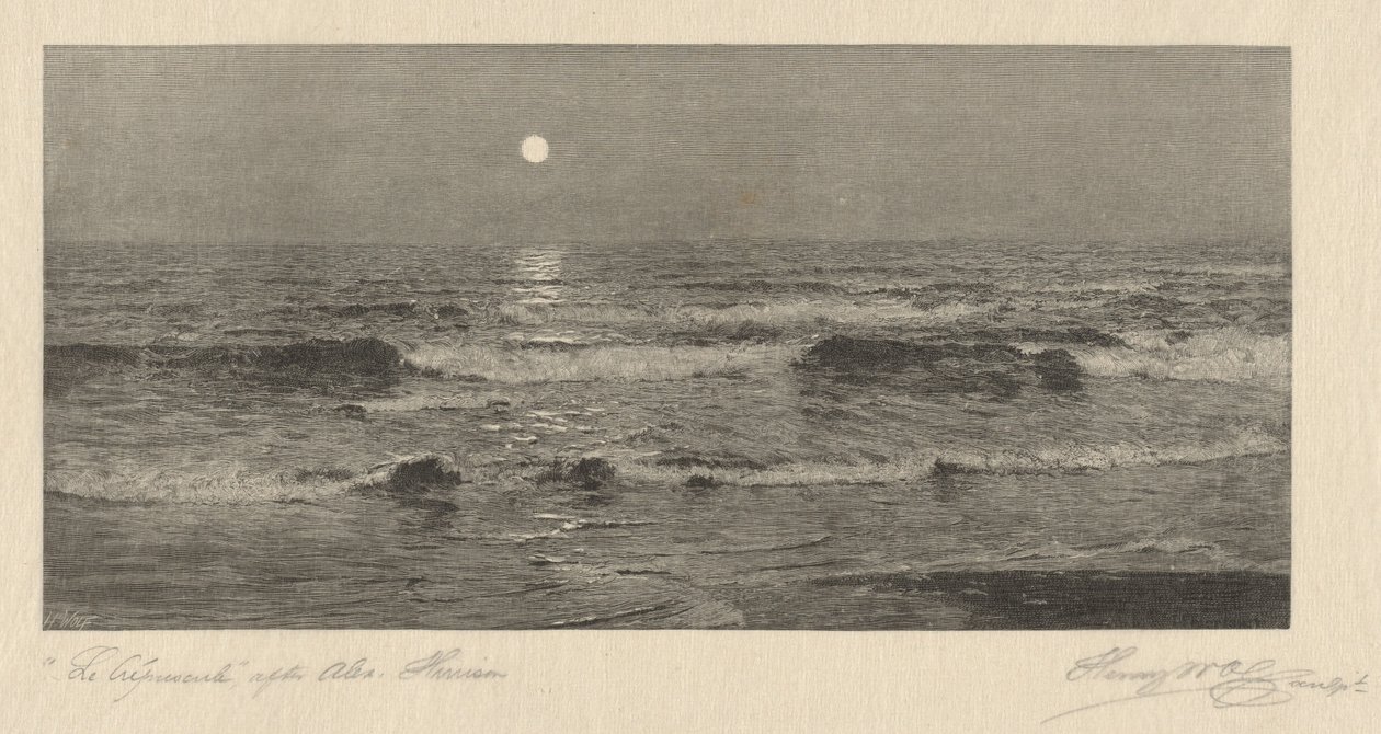 Zmierzch autorstwa Henry Wolf, after Alexander Harrison
