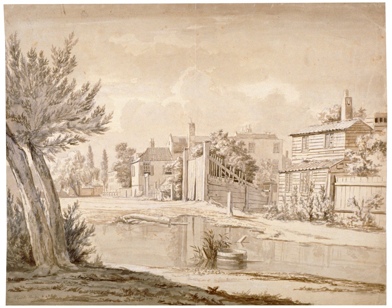 Most Cupera, Lambeth, Londyn, 1807 autorstwa Henry de Cort