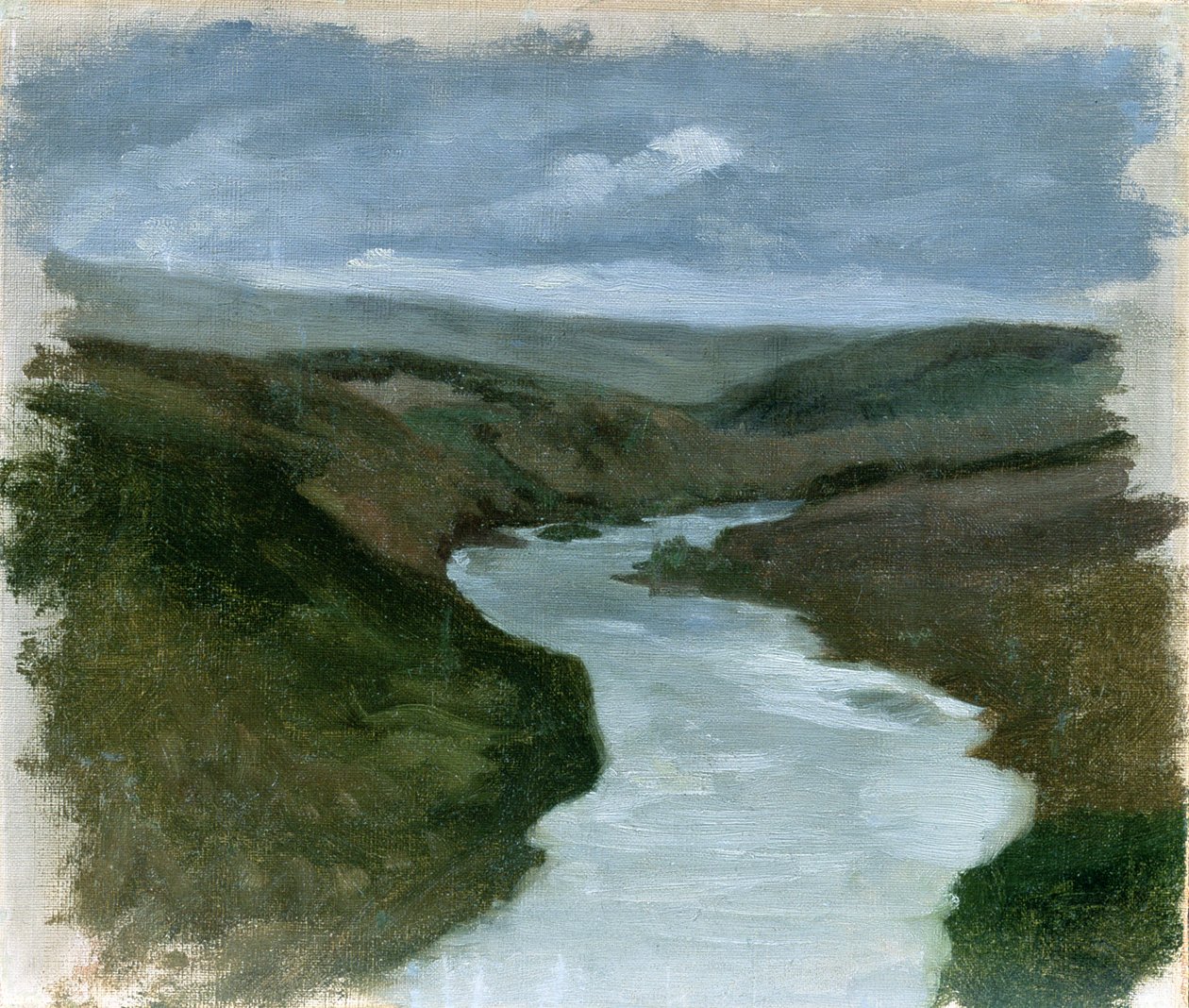 Krajobraz znad Dniepru, ok. 1878-89 autorstwa Henryk Hipolit Rodakowski