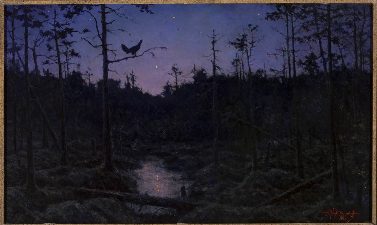 Polish: Tajemnicza pieśń Mysterious song autorstwa Henryk Weyssenhoff