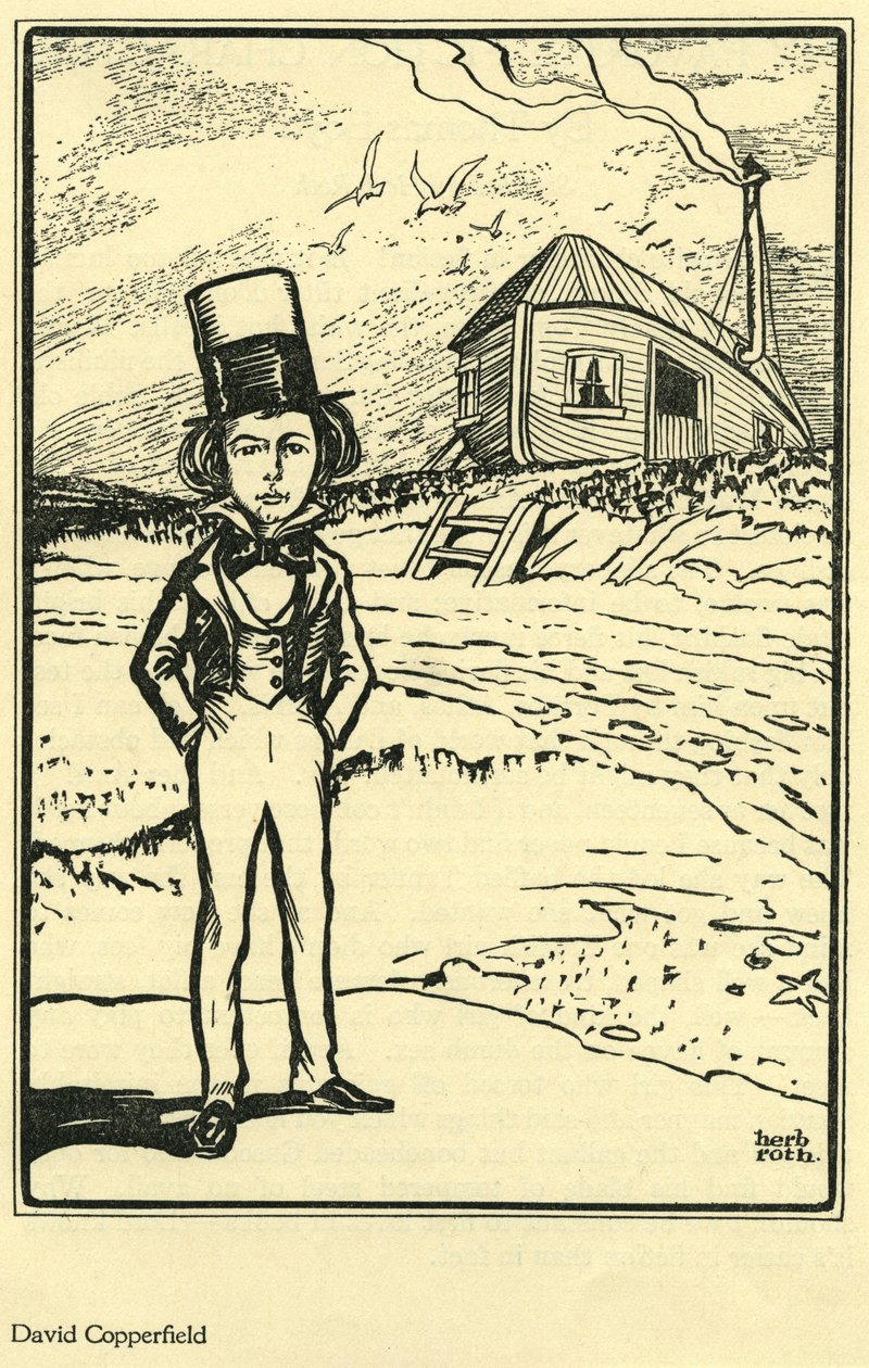 David Copperfield, z książki My Favorite Fiction Character autorstwa Thomasa Boyda, w The Bookman autorstwa Herb Roth