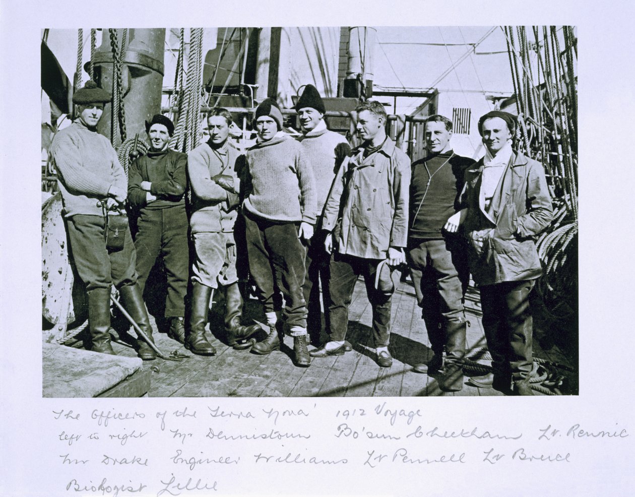 Oficerowie wyprawy „Terra Nova” (1910-13) na Biegun Południowy pod dowództwem kapitana Scotta autorstwa Herbert Ponting
