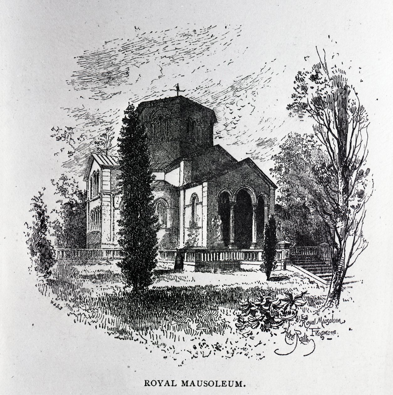 Królewskie Mauzoleum, Frogmore autorstwa Herbert Railton