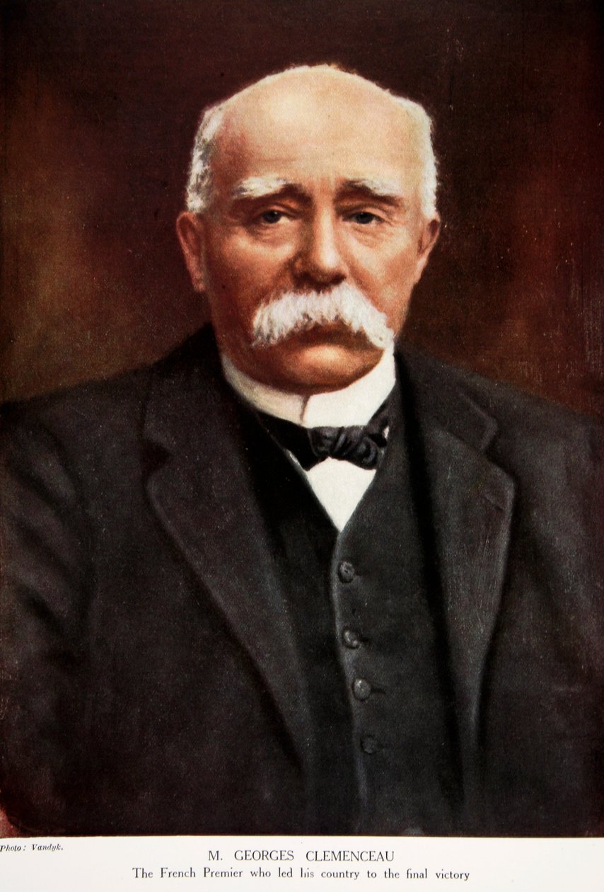Pan Georges Clemenceau, 1914-19 autorstwa Herbert Vandyk