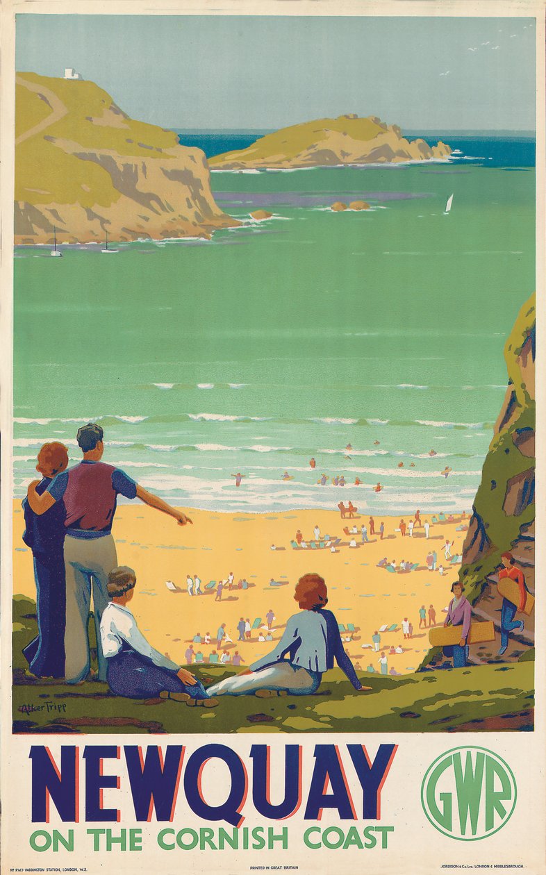 Newquay autorstwa Herbert Alker Tripp
