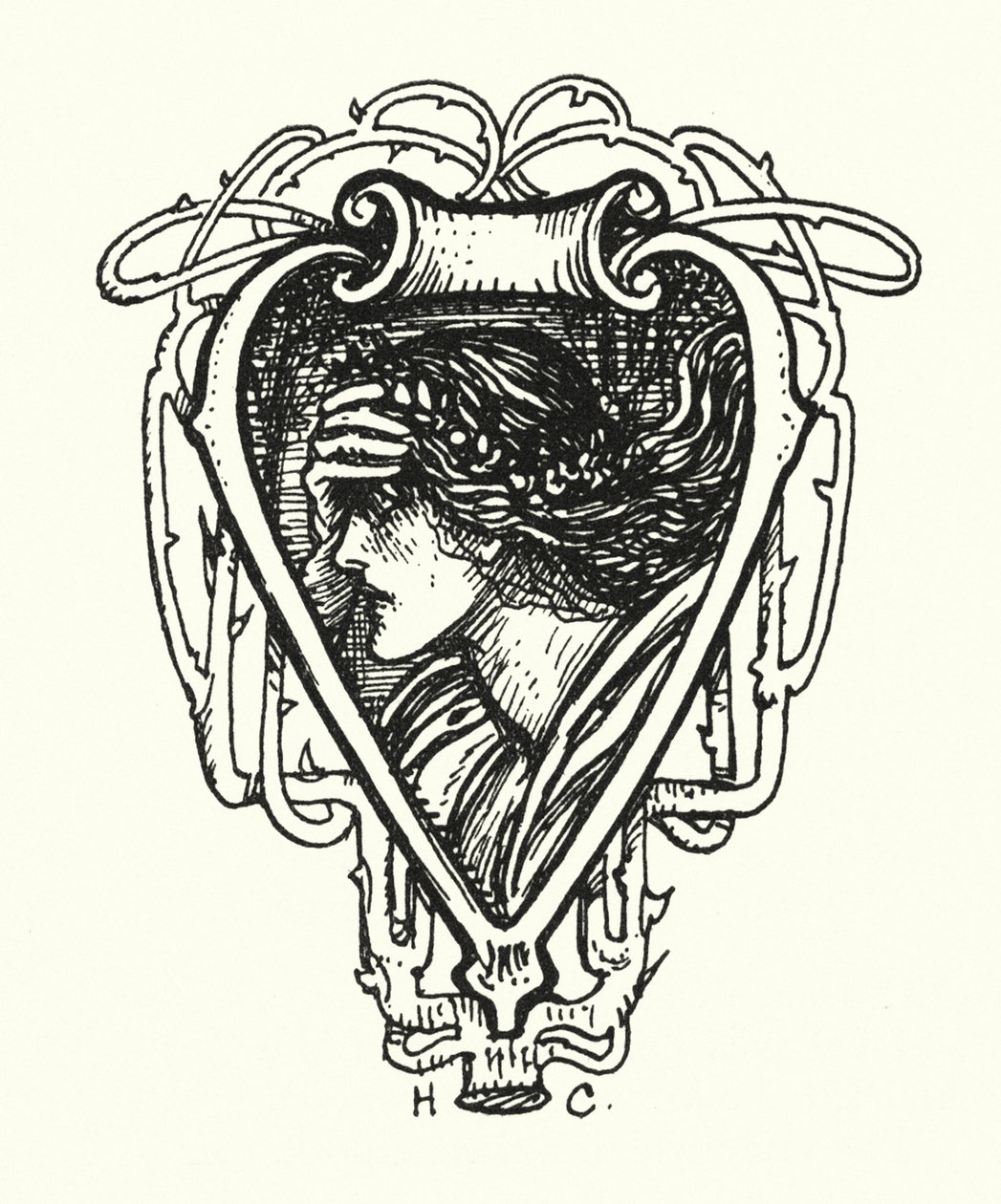 Ingoldsby Legends: As I Laye A-thynkynge (litografia) autorstwa Herbert Cole