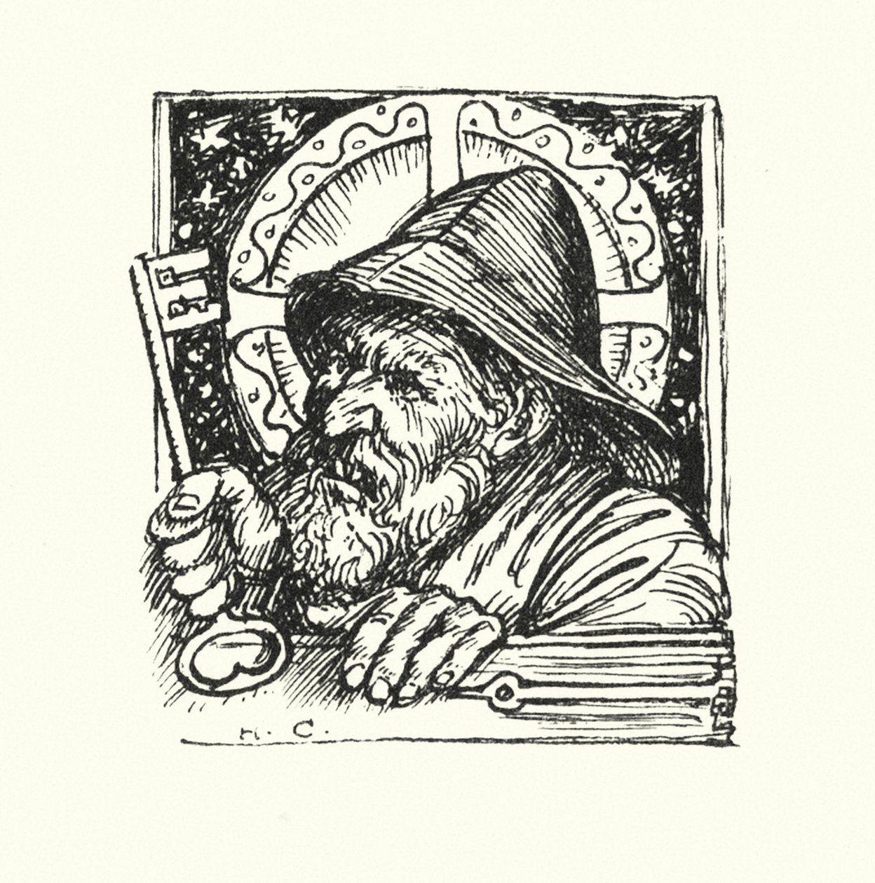 Ingoldsby Legends: Lady Rohesia (litografia) autorstwa Herbert Cole