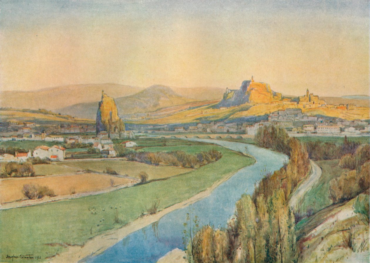 „Le Puy, Francja”, 1922 autorstwa Herbert Edwin Pelham Hughes Stanton
