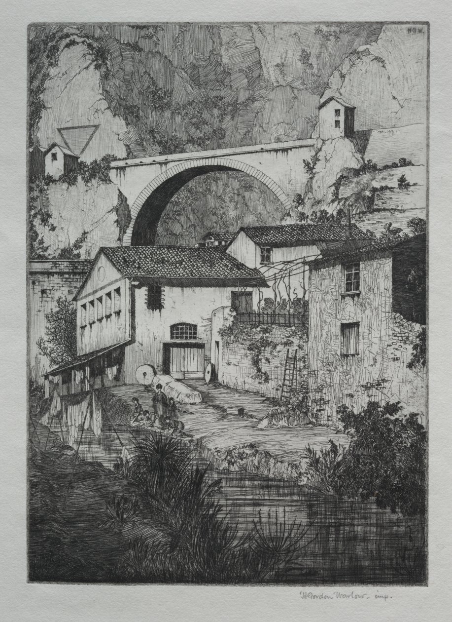 Pont St. Louis, Manton autorstwa Herbert Gordon Warlow