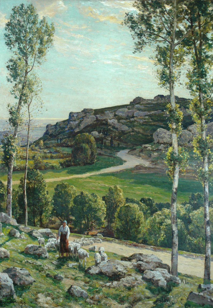 Droga w Prowansji, 1904 autorstwa Herbert Hughes Stanton