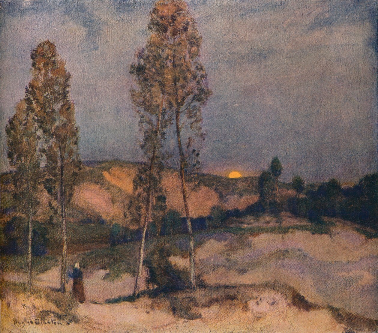 Wydmy, Pas De Calais, ok. 1900 autorstwa Herbert Hughes Stanton