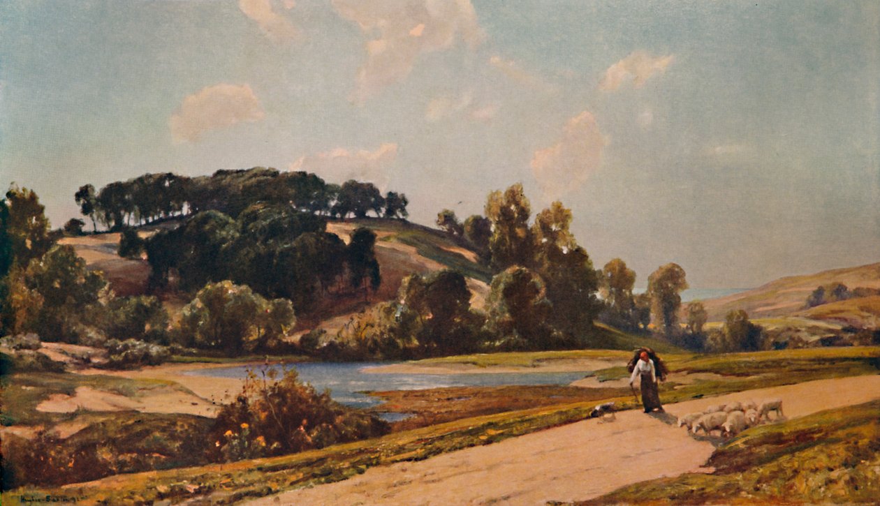 Droga do morza, Equihen, 1927, 1935 autorstwa Herbert Hughes Stanton