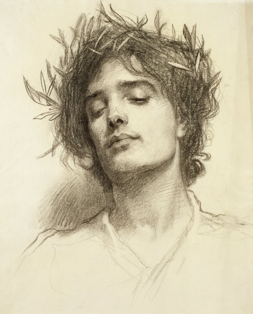Figurka z wieńcem laurowym autorstwa Herbert James Draper