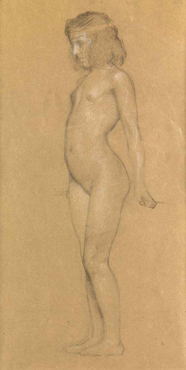 Studium do „Sledzących chmur chwały”, 1898 autorstwa Herbert James Draper