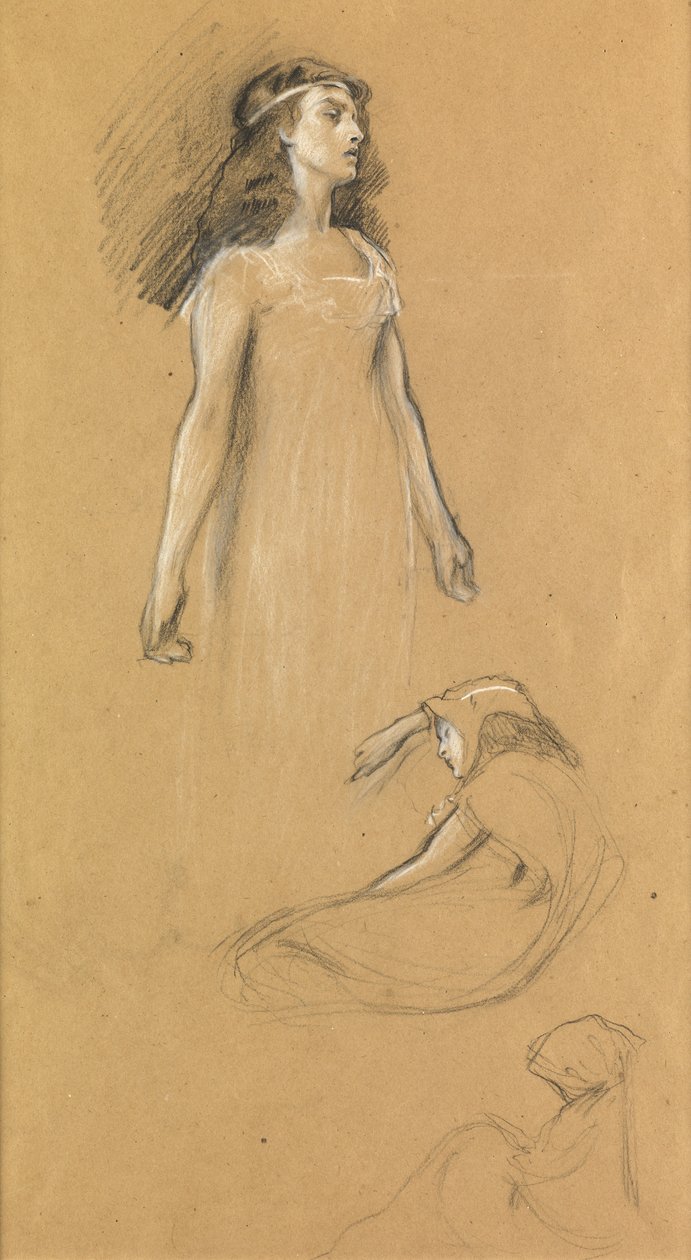 Studium dla "Tristram i Yseult", ok. 1901 autorstwa Herbert James Draper
