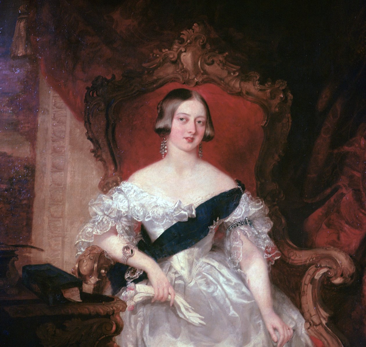 Portret królowej Wiktorii, 1841 autorstwa Herbert Luther Smith