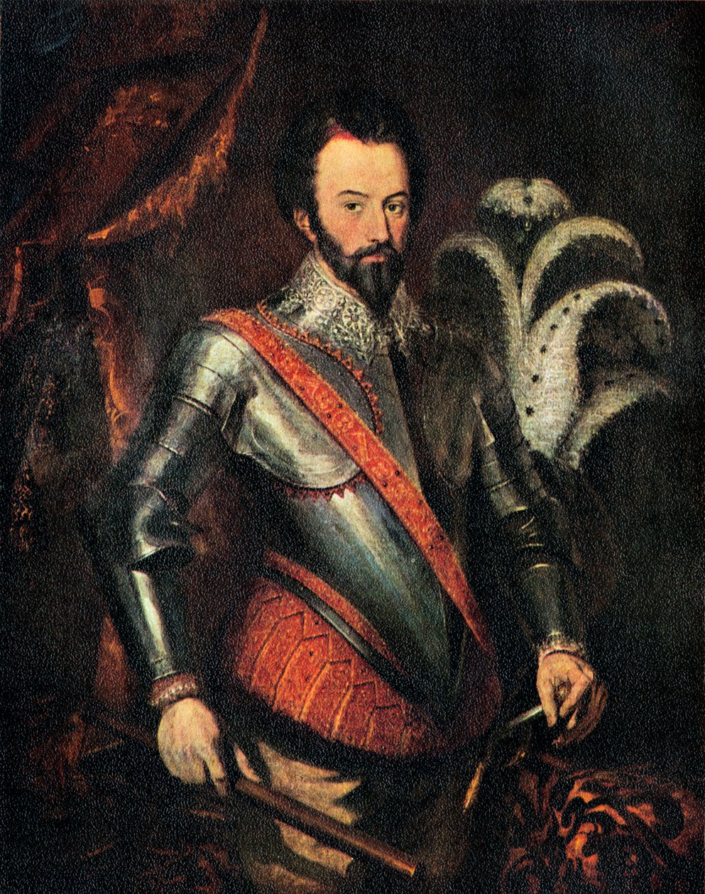 Sir Walter Raleigh - autorstwa Herbert Luther Smith