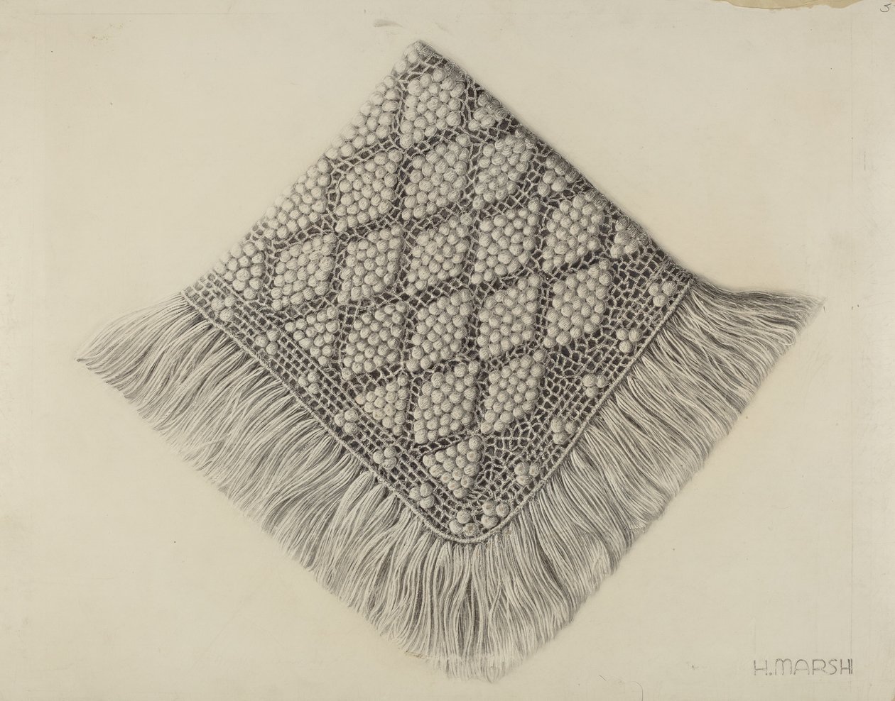 Szydełkowa serwetka autorstwa Herbert Marsh