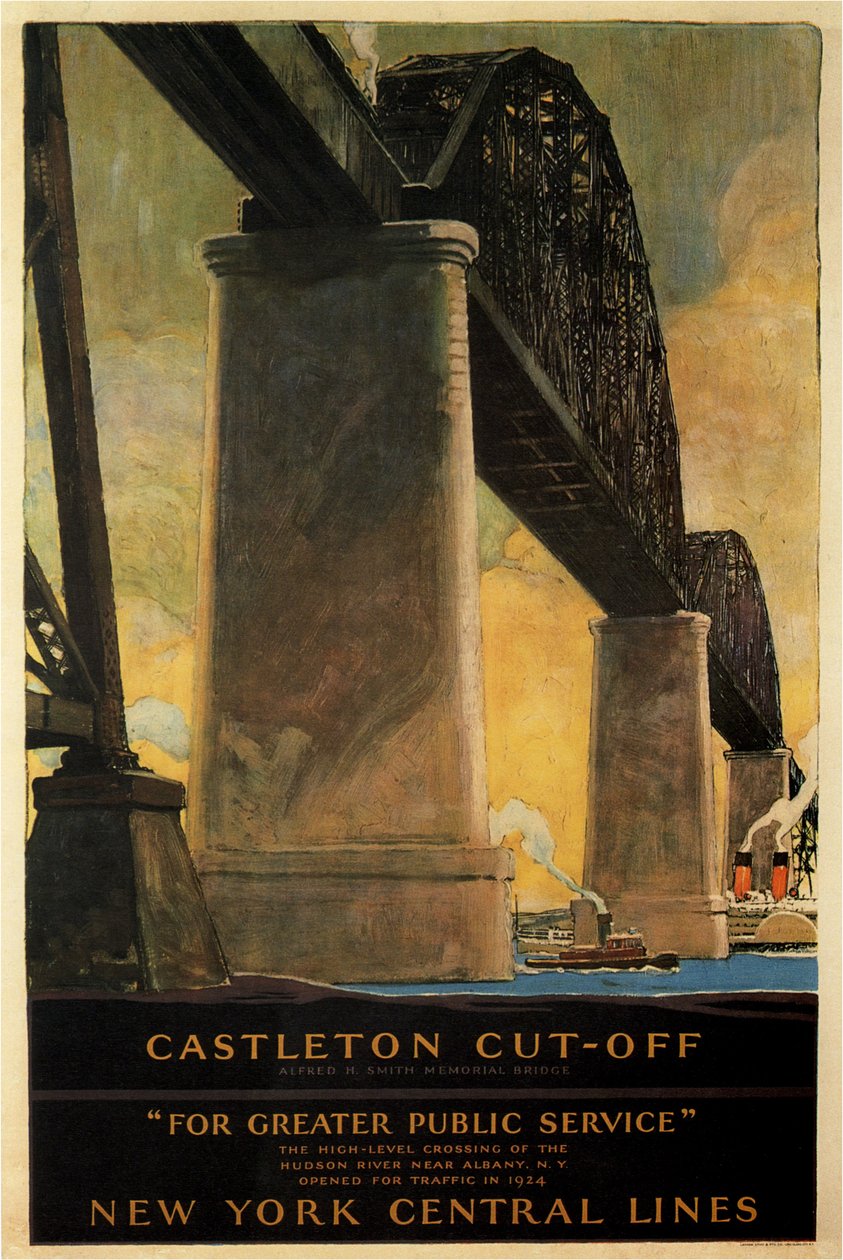 Odcięcie Castleton, 1925 autorstwa Herbert Morton Stoops